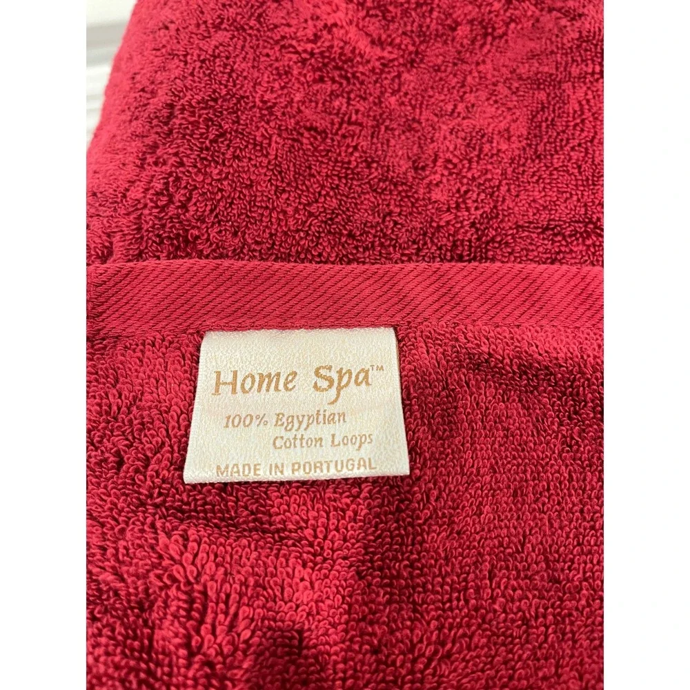 Home Spa 100% Egyptian Cotton washcloth & bath towel set + 3 Piece‎ bath towels